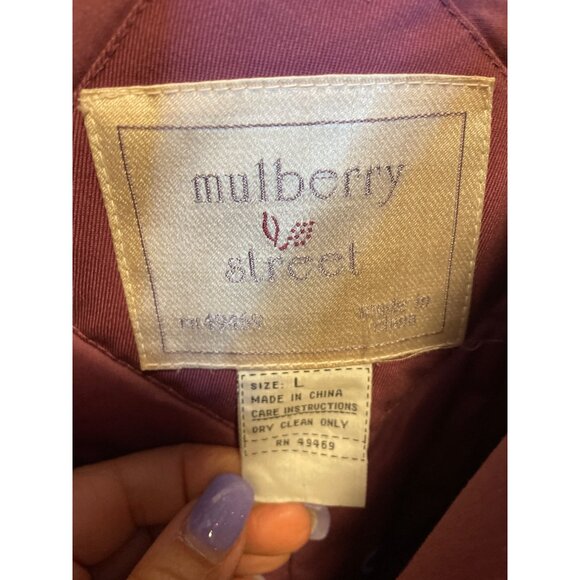 Mulberry Street Womens Quilted Mauve Jacket Size L - Picture 5 of 14
